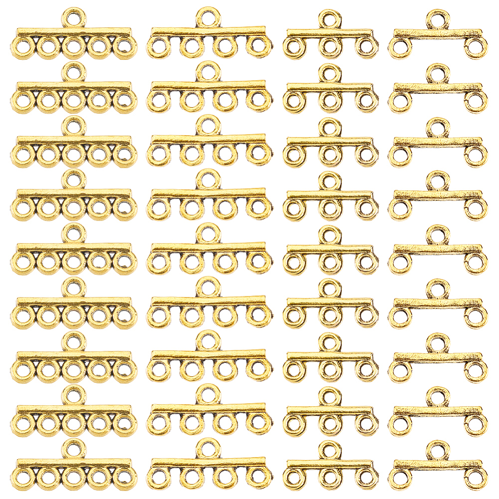 Multi Loop Clasp 80Pcs Multi Necklace Layering Clasps Silver Slide Clasp Lock Layered ...