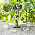 thumbnail image 1 of 80Pcs Plant Support Clips Garden Flower Vegetable Binder Tomato Vine Clips for Trellis Wire Greenhouse Vertical Growing Clear, 1 of 9
