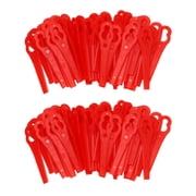 80Pcs Replacement Grass Trimmer Blades Spare Part Lawn Mower Cutting