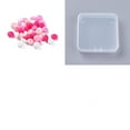thumbnail image 1 of 80Pcs Rondelle Food Grade Eco-Friendly Silicone Focal Beads Chewing Beads For Teethers DIY Nursing Necklaces Making Hot Pink 11.5x7mm Hole2.5mm, 1 of 1