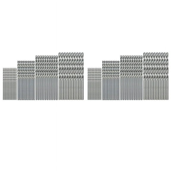 80Pcs Titanium Twist Drill Bit Set,Cobalt Metric Drill Bits 0.5mm - 2.0mm for Metal,Stainless Steel Sets Small Drill Bit