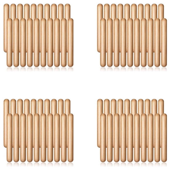80Pieces 8 Inch Kids Rhythm Sticks Music Lummi Sticks Classical Wood Claves Musical Percussion Instrument Musical Sticks