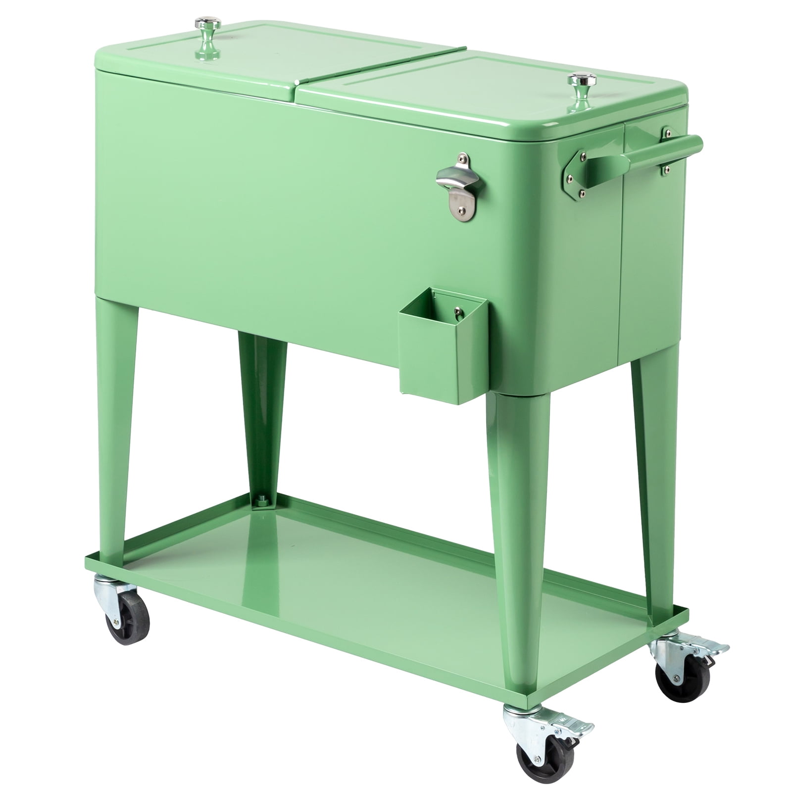 80QT Patio Rolling Cooler