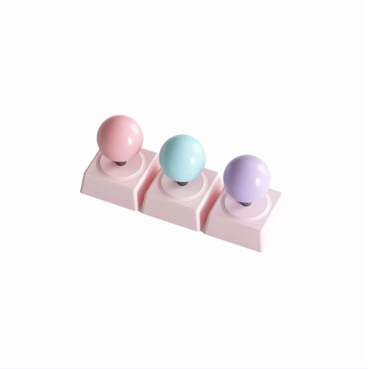80Retros Game Boy Style Pink Candy PBT Keycap Set, Retro Gaming Keycaps for Mechanical Keyboard, 140 Keys Full Set