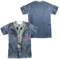 thumbnail image 1 of 80S Costume (Front - Back Print) - Short Sleeve Shirt - Medium, 1 of 2