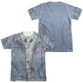thumbnail image 1 of 80S Costume (Front - Back Print) - Short Sleeve Shirt - X-Large, 1 of 2