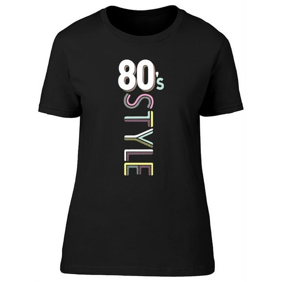 80S Style Slogan Graphic T-Shirt Women -Image by Shutterstock, Female Large