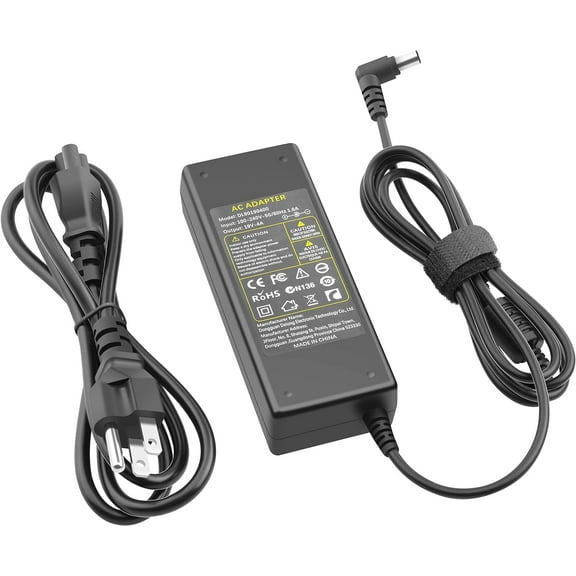 80W 19V HDTV LCD Monitor Widescreen Charger for LG Electronics 19" 20" 22" 23" 24" 27" 32" 27EA33V 24MP55HQ A4819-FDY UN32J400