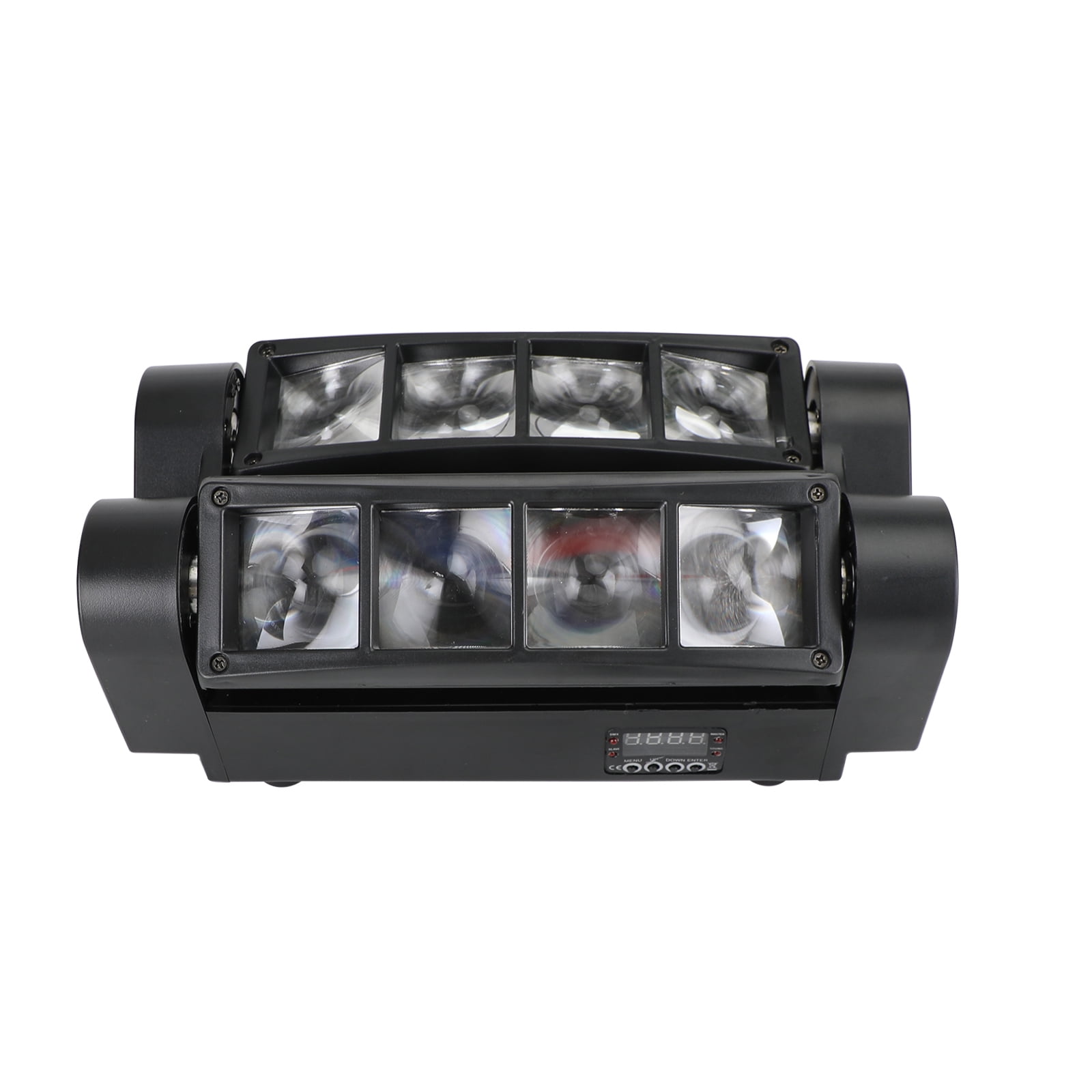 VIPQV 80W RGBW Moving Head DJ Light LED Beam Light with Sound Activated & DMX512 Control, LED Stage Lighting for Party Bar Wedding