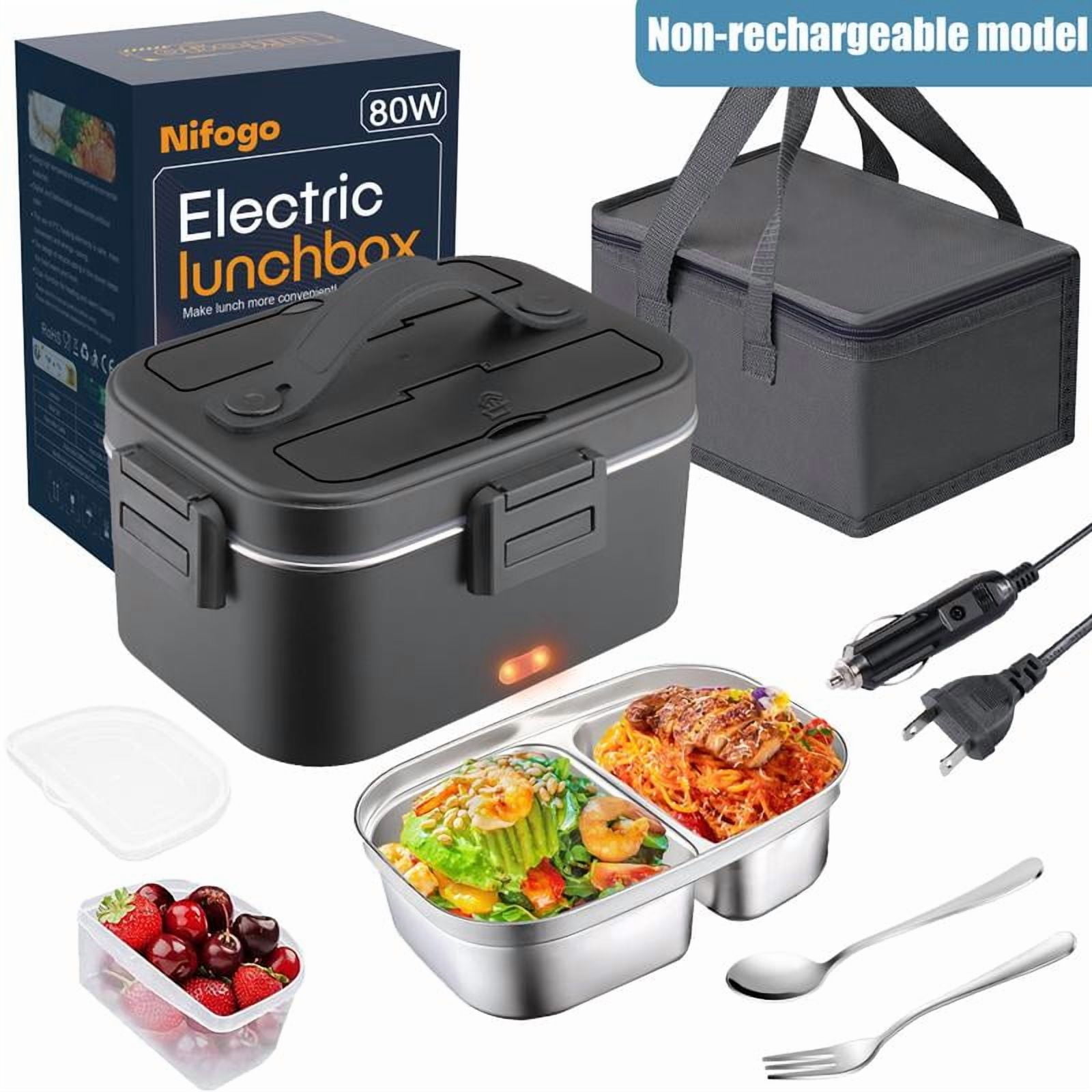 TRAVELISIMO Elektrische Lunchbox Adult- Grote Capaciteit 1,8L - 80W, 12