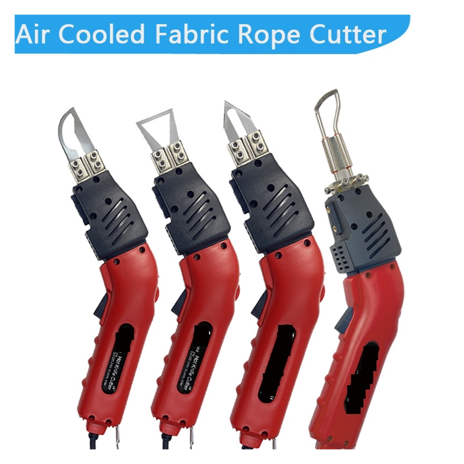 80W Hot Knife Fabric Leather Cutter Electric Heat Rope Curtain Cutting ...