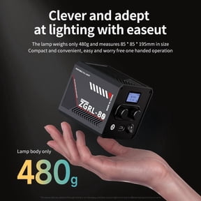 80W LED Video Light Bi-color COB Light 8 Light Effects For YouTube Photography