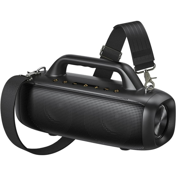 80W Loud Bluetooth Speaker, Uoudio IP67 Waterproof Wireless Speakers , Rich Bass, 360° Stereo Sound, Built-in Mic Port, 12H Playtime, Portable Bluetooth Speakers for Outdoor Party Beach