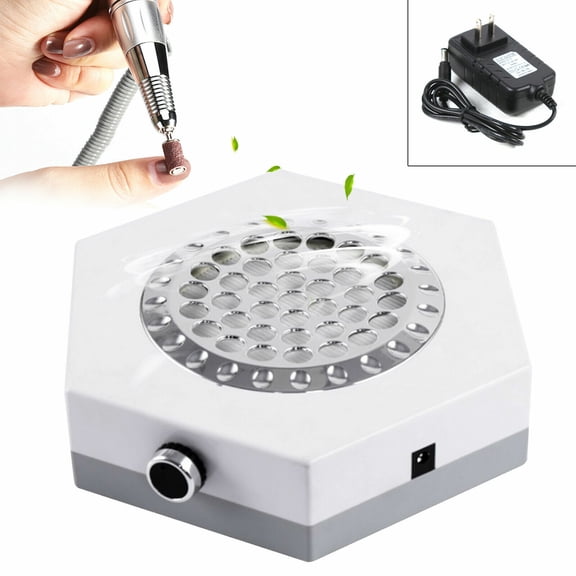 80W Nail Dust Collector Vacuum Machine Powerful Dust Collector Extractor