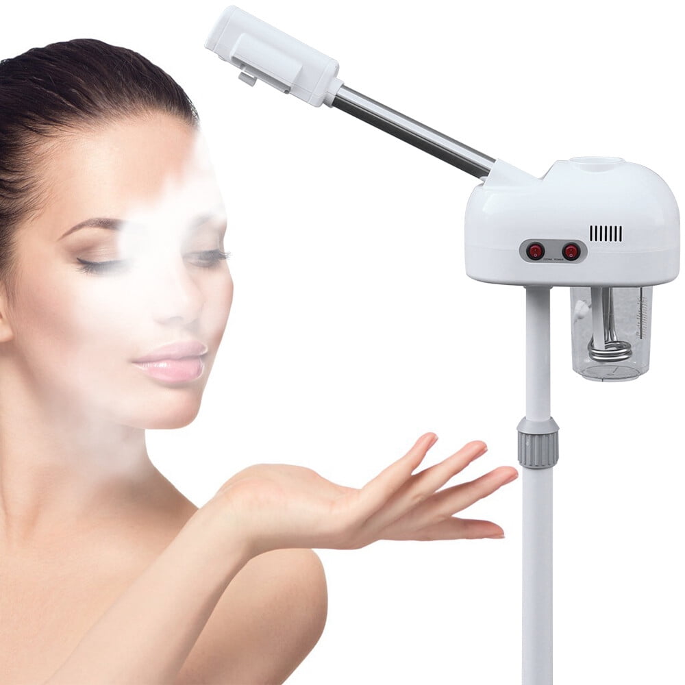 80W Nano Ion Beauty Facial Steamer Ozone & Steam, 360° Adjustable Nozzle for Home Salon