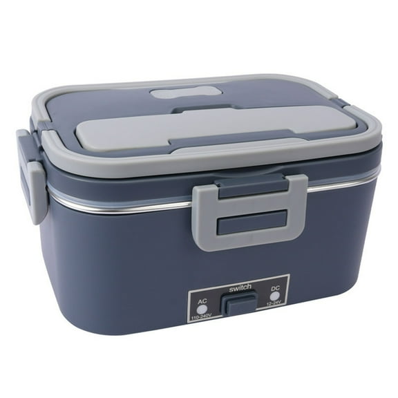 80W Portable Car Rice Cooker Automatic Heating Food Warmer for Travel and Home Use with Easy Meal Preservation Technology