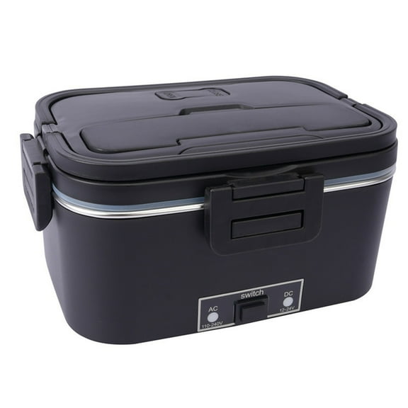 80W Portable Car Rice Cooker Automatic Heating Food Warmer for Travel and Home Use with Built-in Preservation Technology