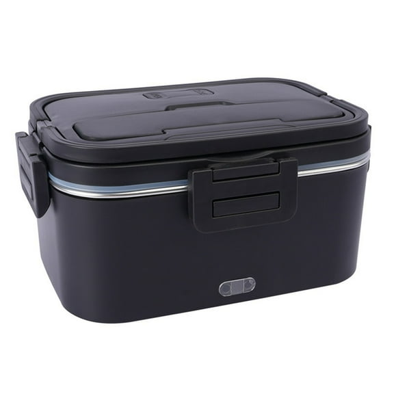 80W Portable Rice Cooker Automatic Heating Food Warmer for Travel Car Use with Freshness Preservation Technology