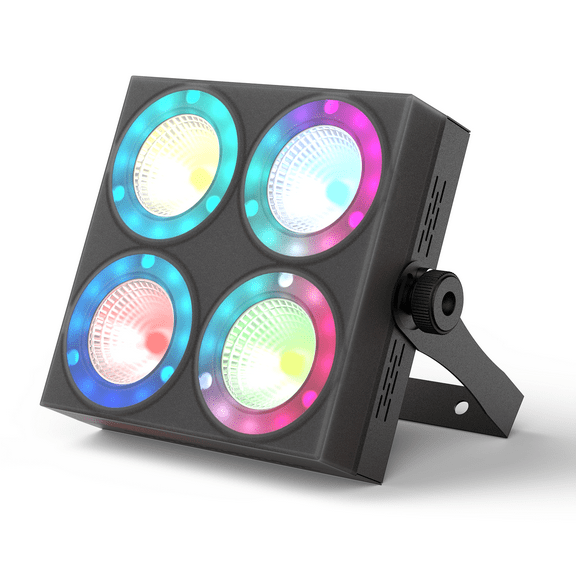 80W RGBW LED Stage Par Lights with Dynamic Strip - DMX512, AUTO, Sound-activated for Disco,Party,Wedding