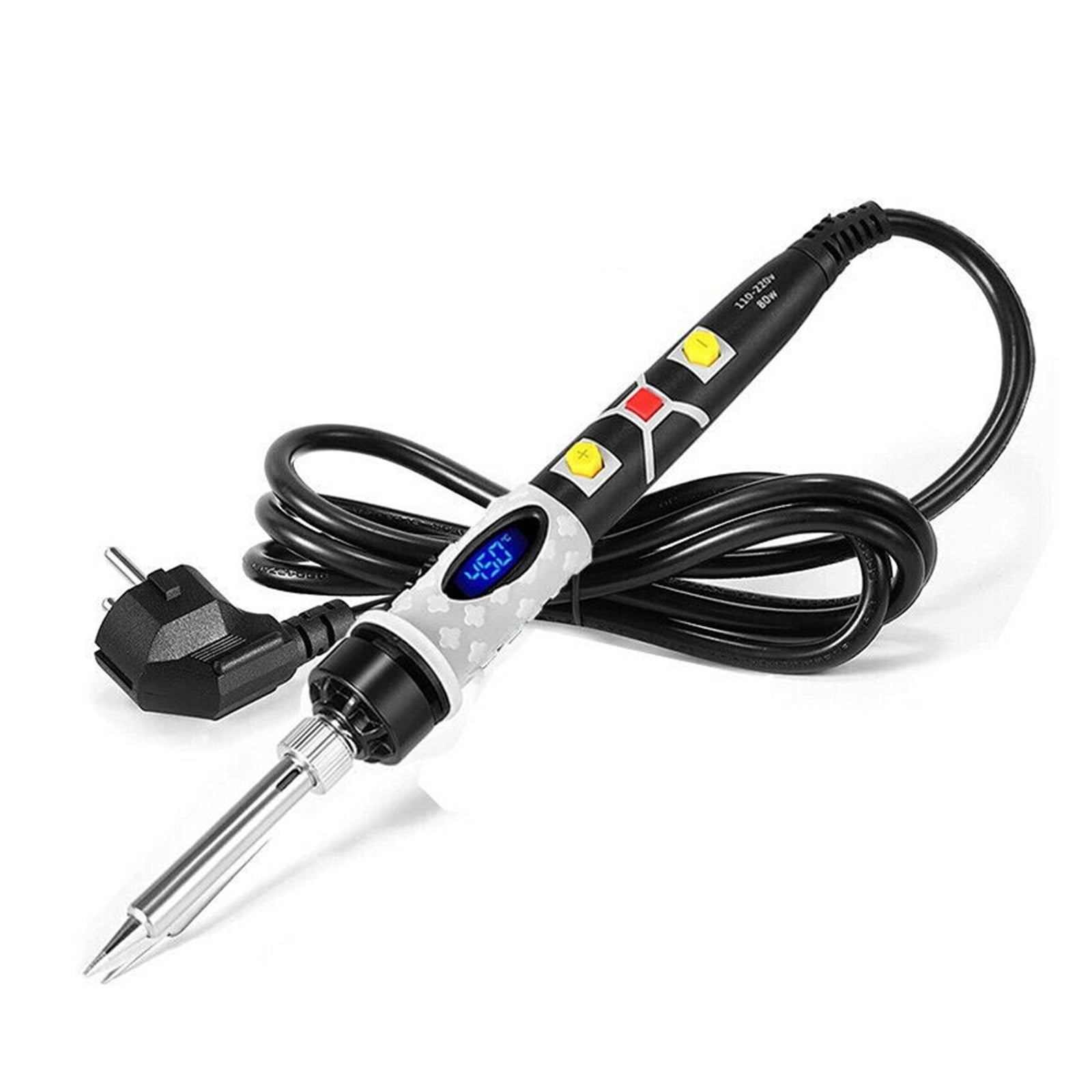 80W Solder Iron Kit,Electric Soldering Tools Tips Adjustable Temperature Gas Soldering,heat Repaire Tools Set Welding Station