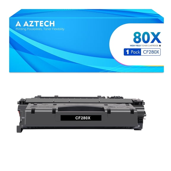 80X Toner Cartridge Compatible for HP M401dne M425dn Printer, Black, 1 Count