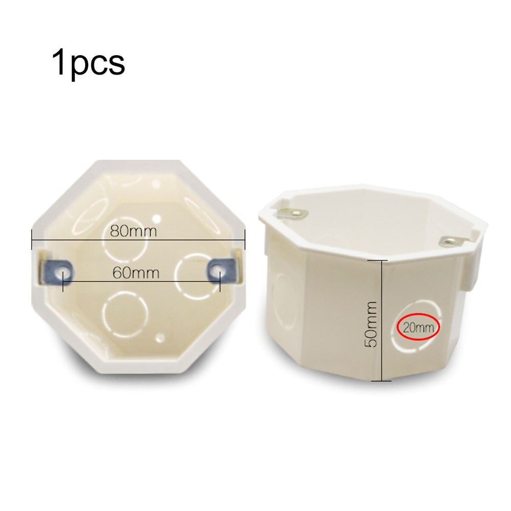 80X80X50Mm 1Gang For Mount Slim Pattress Back Box Wall Socket Light