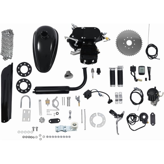 80cc 2-Stroke Bicycle Engine Kit with Digital Computer for 2628" Bikes