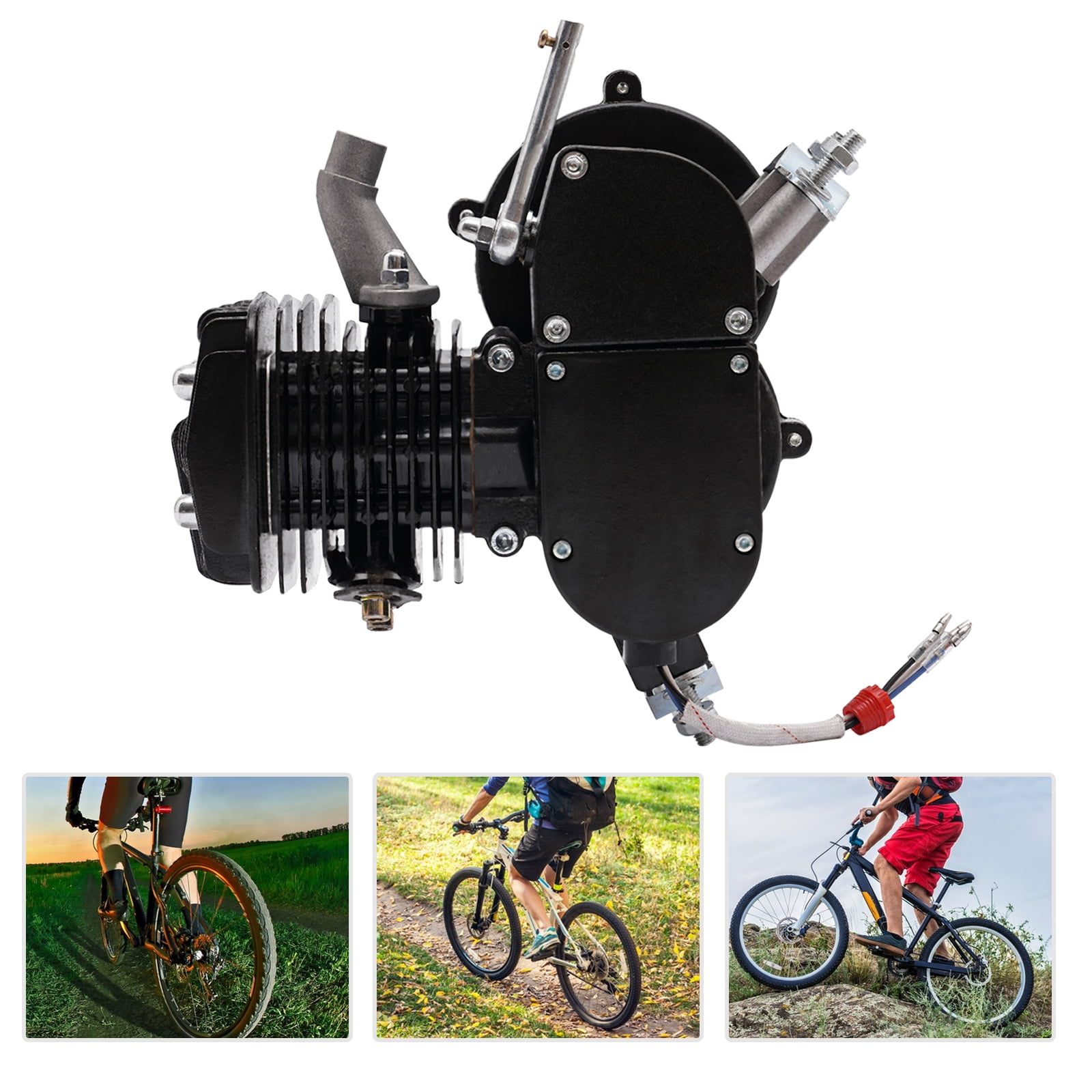80cc 2-Stroke Single Cylinder Bicycle Engine - 1.85kw Power, 5500rpm Speed, Ideal for 26-28" Bikes