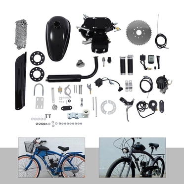 U-MOTO 66cc/80cc 2-Stroke Motorized Bicycle Kit With 26-inch Cruiser Bike – DIY Gas Motor Combo