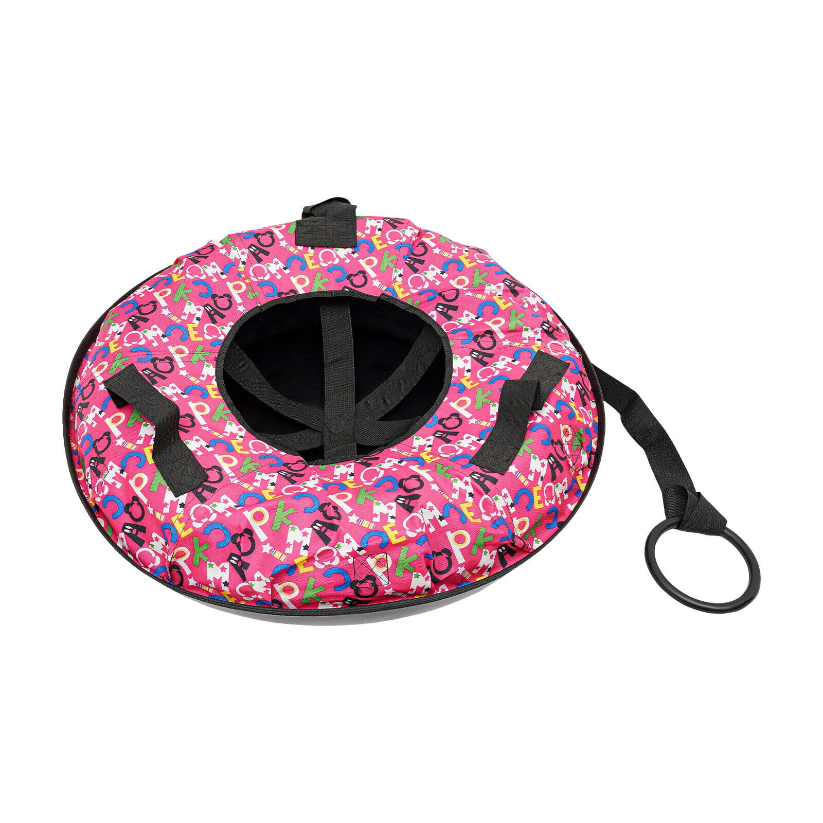 80cm/31.49in Oxford Cloth Inflatable Sledding Tube Inflatable Snow Sleds for Kids and Adult 100-180kg/220.46-396.83lbs