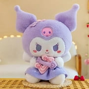 80cm Big Size Sanrio Cartoon Animation Pillow Doll My Melody peluche Cupid Kuromi Plushies Stuffed Animal  Valentine's Day Gift