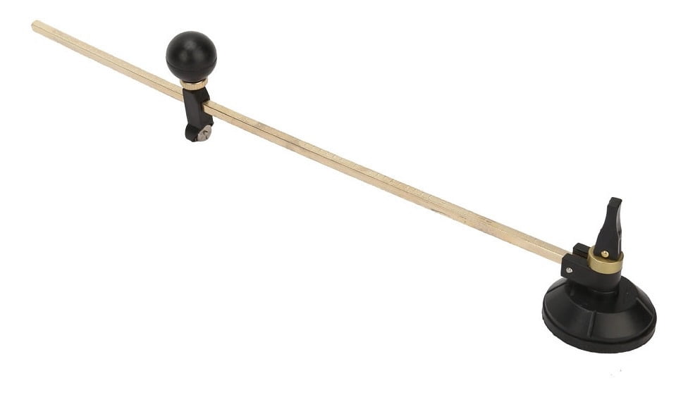 80cm Circular Glass Cutter with 6 Wheels and Suction Cup for Precise Circle Cutting