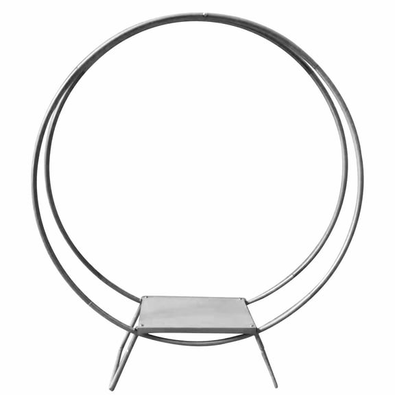 80cm Metal Round Cake Stand Wedding Arch Cupcake Display Rack Flower Holder Party Ballon Props Decor Frame Garden Plant Climbing Bracket