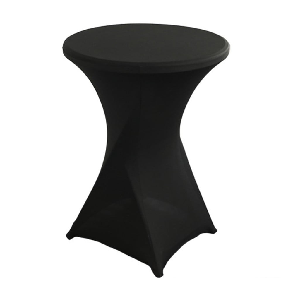 80cm Round Stretch Tablecloth Table Cloth for Banquet Wedding Cocktail