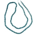 thumbnail image 1 of 80cts Natural Blue Zircon Faceted Bead Strand| 3x2mm to 3x1.5mm|Approx 252 beads, 1 of 12