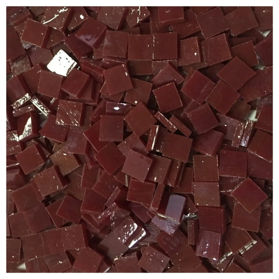 80g/2.82oz(110pcs) 1cm Square Colored Glass Mirror Mosaic Tiles Art Glass Crafts Materials DIY Bulk Mica Decoration