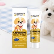 80g Long Lasting Pet Hair Dye, Even Coat Toning Cream, Gentle Pet Grooming Color Paste, Fade Resistant Fur Beautifying Agent, Mild Non Irritating Pet Coat Toning Accessory