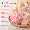 thumbnail image 1 of 80g Mesh Bath Shower Loofah Sponge - Soft Pouf Body Wash Scrubber, Fluffy Bath Scrunchies for Exfoliation, Reusable Shower Loofahs for Daily Bathing,Pink,5.31in/14cm, 1 of 9