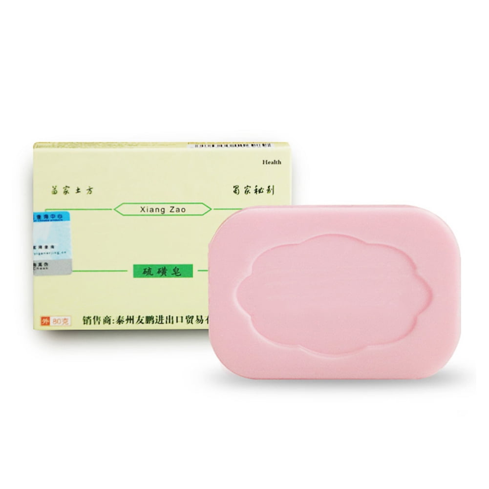 80g Sulfur Soap Skin Drug Bactericidal Conditions Acne Psoriasis