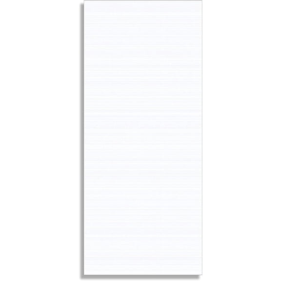 80lb White Linen Textured 4" x 9" Business Note Cards - 100 Blank Cards for Menu Cards, Program Cards, Rack Cards