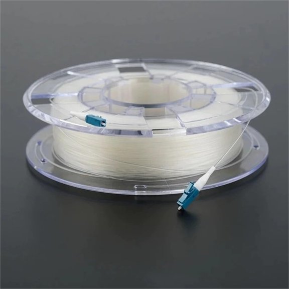 80m/262ft LC to LC SM Fiber Patch Cable, G657A2 Bend Insensitive Transparent Invisible Jumper, FTTH Indoor Installation (1 Reel, Clear)