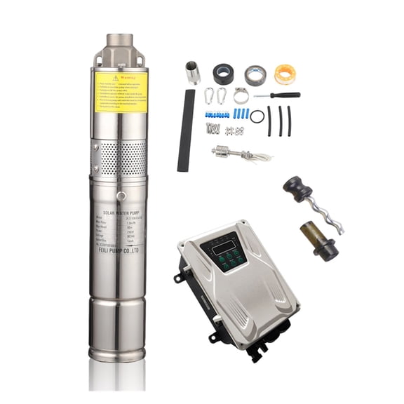 80m Head Dc Solar Borehole Pumps For Irrigation Deep Solar Helical Deep Well Pump With Screw 24V Solar Water Pump