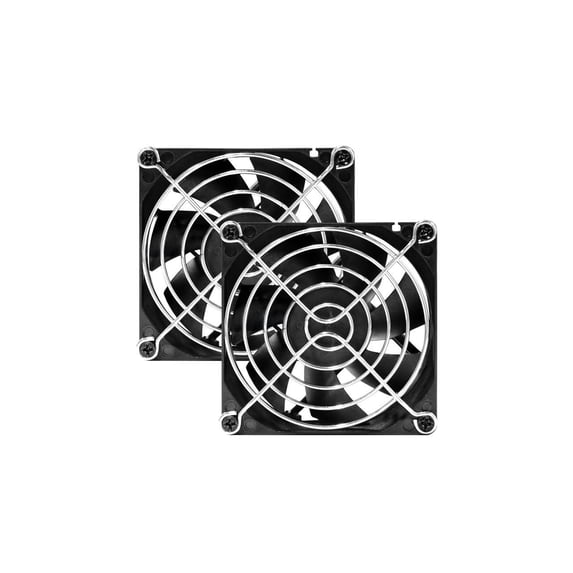 80mm 24V DC Cooling Fan CF8025 High Speed 24V 80mm 25mm 2Pin PC Exhaust Muffin Fan Low Noise 3500RPM 2-Pack