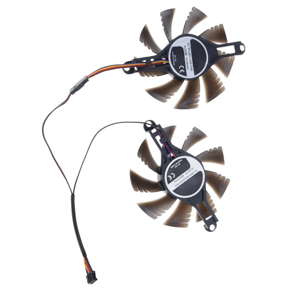 80mm 4Pin Graphics Card Cooling Fan GPU Coolers Replacement Fan for RX580 2048 Graphics Card Management Accessories