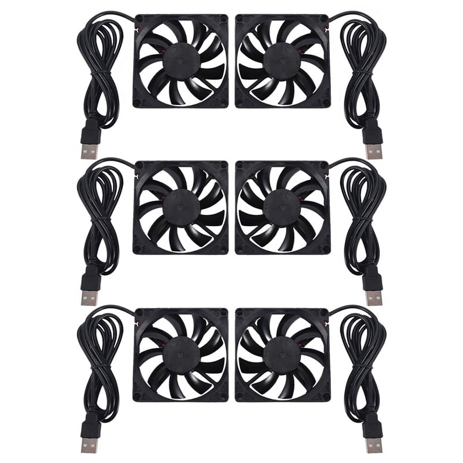 80mm 5V USB Fan 80mm 8cm 8015 Brushless DC Cooling Fan PC Computer ...
