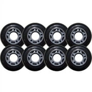 80mm 82A BLACK INLINE Outdoor WHEELS Rec/Fitness/Hockey