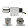 thumbnail image 1 of 80mm CNC 4th Axis CNC Dividing Head/Rotation Axis/A Axis Kit Nema23 Gapless Harmonic Gearbox For CNC Woodworking Machine ,Low Noise, 1 of 5
