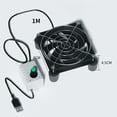 thumbnail image 1 of 80mm DC 5V USB Router Cooling Fan DIY PC Cooler TV Box Wireless Silent Operation, 1 of 3