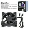 thumbnail image 1 of 80mm PWM Case Cooling Fan With MFDB Bearing, Low Noise, Intelligent Speed Control   Anti,Vibration, 1 of 6