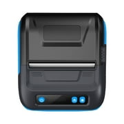 80mm Portable Bluetooth Printer Thermal Barcode Printer 3 inch Label Receipt 2 in 1 Printer ,Fast-Drying Ink with Crisp Output